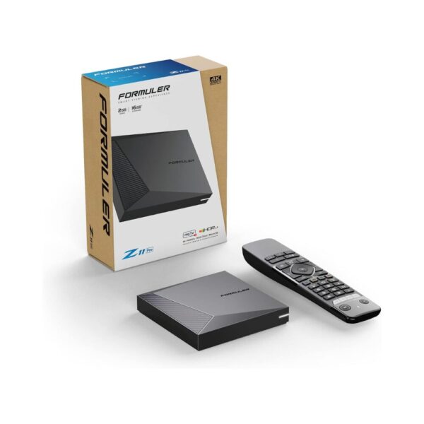 Formuler Z11 Pro – Android 11 Streaming Box | Dual Band 5G WiFi, Gigabit LAN, 2GB RAM, 16GB ROM, 4K UHD