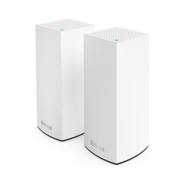 Linksys Atlas WiFi 6 Mesh Router System (MX2000 2-Pack) Dual-Band AX3000, Up to 4,500 Sq.Ft Coverage, 50+ Devices, Speeds Up to 3.0Gbps, Easy Setup & App Control