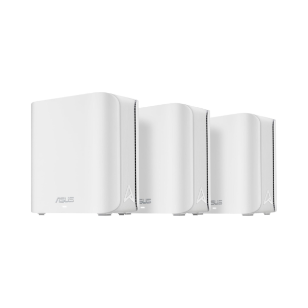 ASUS ZenWiFi BD5 WiFi 7 Mesh System (3-Pack) Dual-Band, 5000 Mbps, Whole Home Coverage up to 6,800 sq.ft, Dual 2.5G Ports, AiMesh, Security & Parental Controls