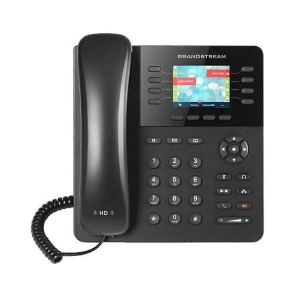 Grandstream GXP2135 IP Phone | 8 Lines, 4 SIP Accounts | 2.8-Inch Color Display | Dual-Port Gigabit Ethernet with PoE