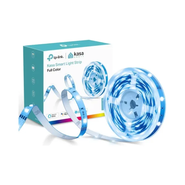 Kasa Smart LED Light Strip, 16.4ft WiFi LED Strip Works with Alexa, Google Home, SmartThings, High Brightness with 16 Million Colors, RGB, Grouping, Adjustable Length, Up to 25,000 Hours (KL400L5)