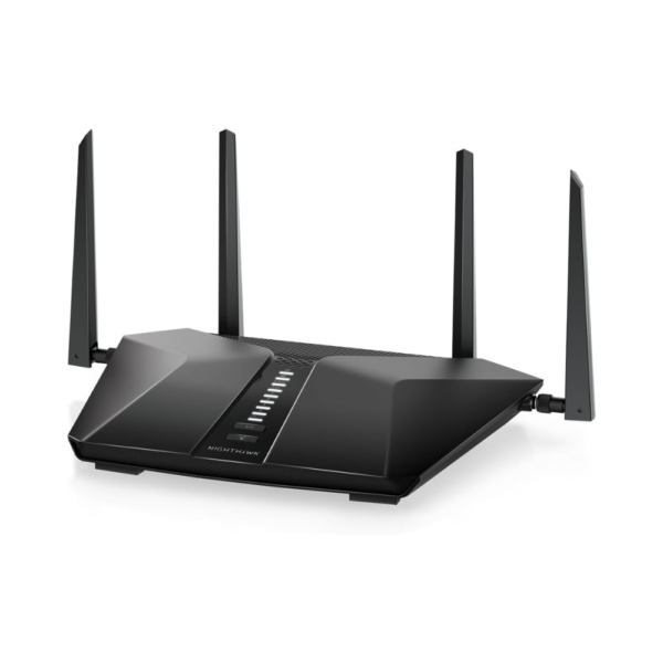 NETGEAR Nighthawk RAX54S – 6-Stream Dual-Band WiFi 6 Router, AX5400 up to 5.4Gbps, 2,500 sq. ft. Coverage, 25 Devices, 1-Year NETGEAR Armor Security Included